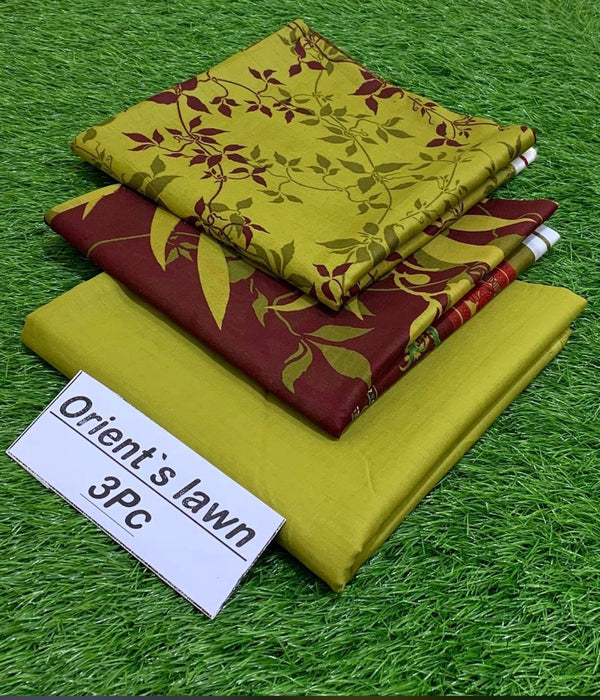 ORIENT LAWN DIGITAL PRINT 3PC D13